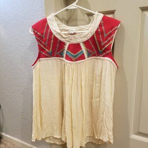 Ivy Jane Embroidered Sleeveless top
